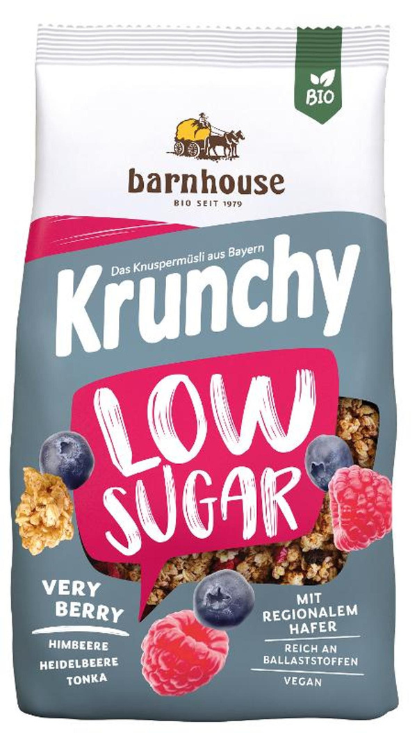 Produktfoto zu Barnhouse - Krunchy Low Sugar Very Berry - 375g