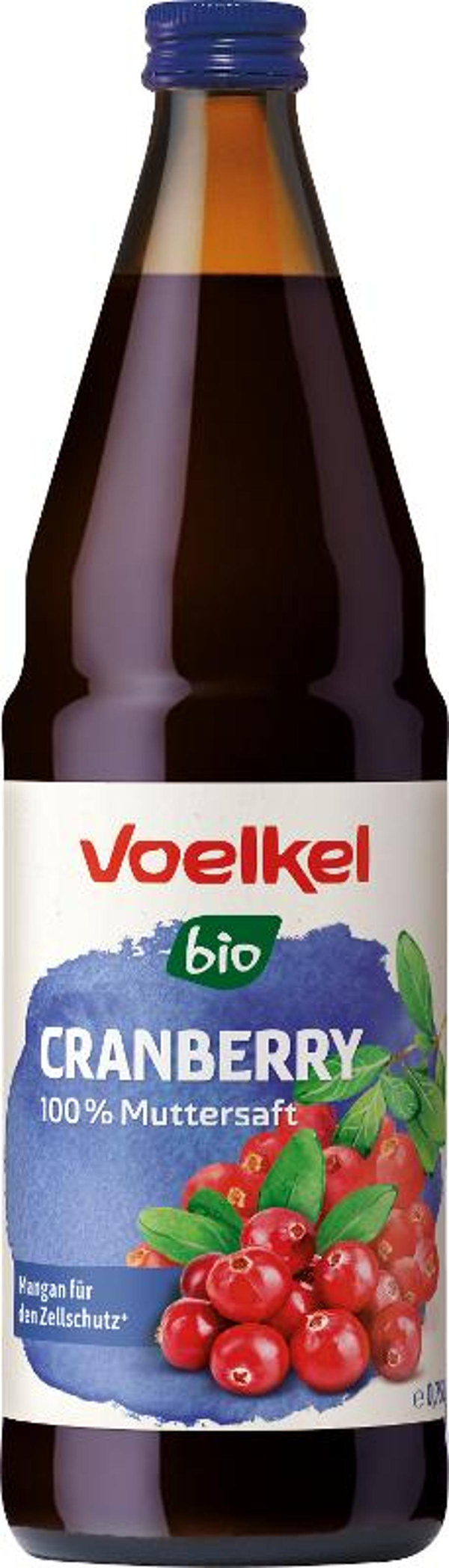 Produktfoto zu Cranberry pur - 0,75l