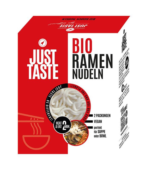 Produktfoto zu Just Taste - Ramen Nudeln - 300g (2 Beutel)