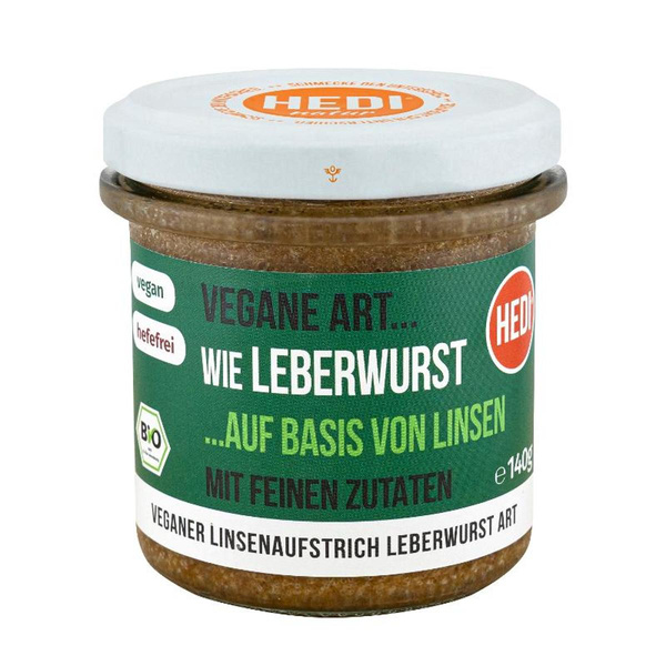 Produktfoto zu HEDI - Vegane Art Leberwurst - 140g