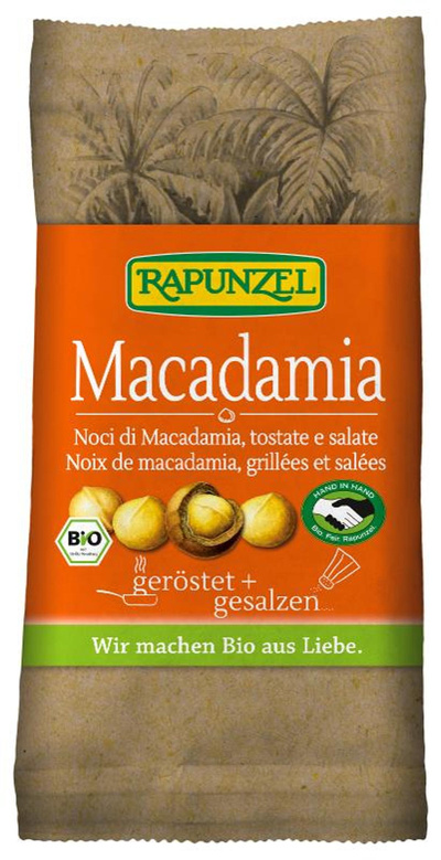 Produktfoto zu Rapunzel - Macadamia geröstet & gesalzen - 50g