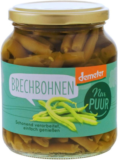 Produktfoto zu Nur Puur - Brechbohnen - 340g