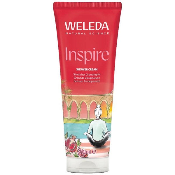 Produktfoto zu Weleda - Inspire Schönheitsdusche Granatapfel - 200ml