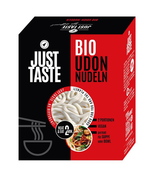 Produktfoto zu Just Taste - Udon Nudeln - 300g (2 Beutel)