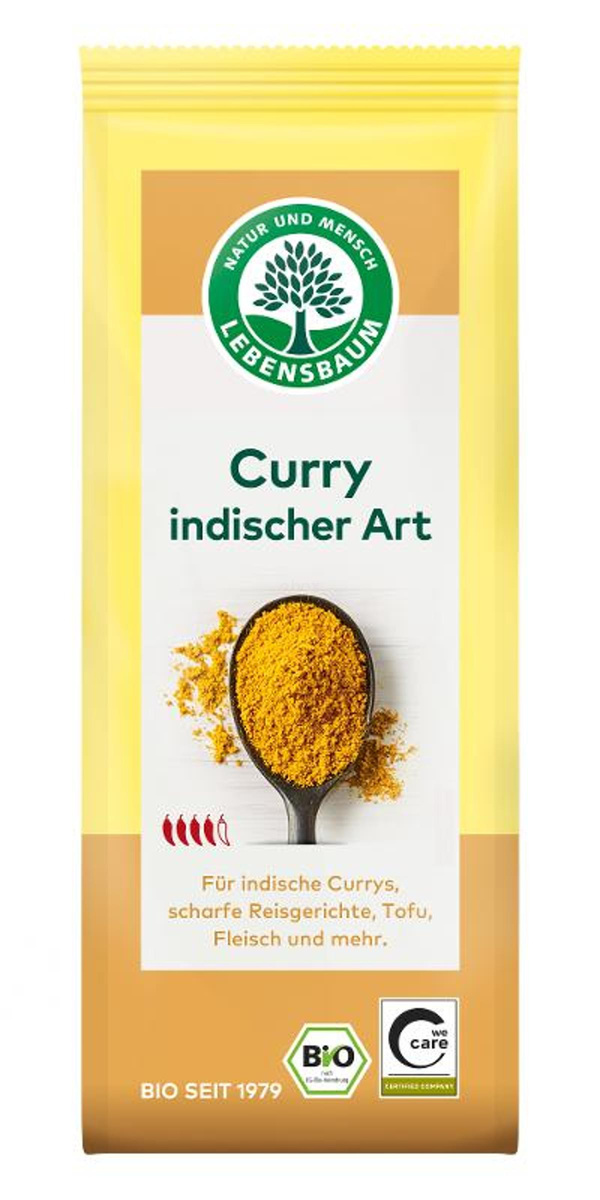 Produktfoto zu Lebensbaum - Currypulver indisch Tüte - 50g