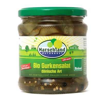 Produktfoto zu Marschland - Gurkensalat dänische Art - 330g