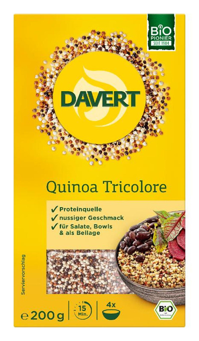 Produktfoto zu Davert - Quinoa Tricolore - 200g