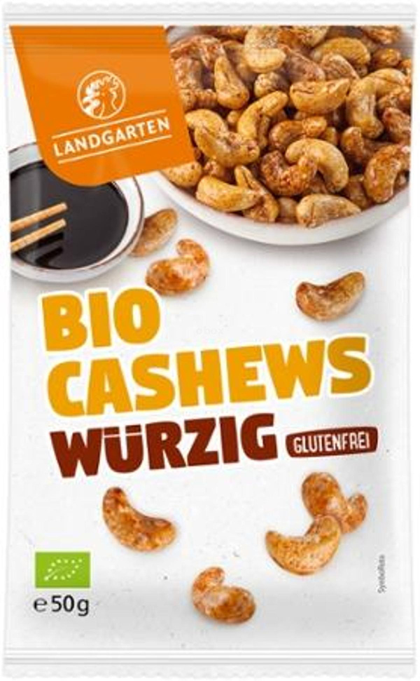 Produktfoto zu Landgarten - Cashews Würzig - 50g