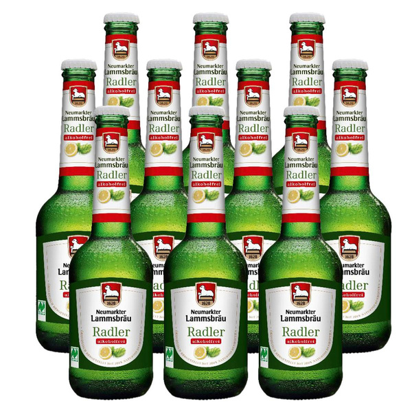 Produktfoto zu Lammsbräu - NaturRadler alkoholfrei - 10 x 0,33l