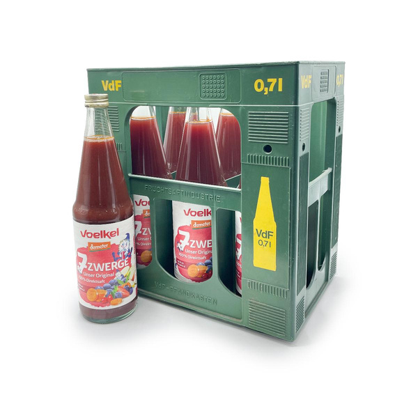 Produktfoto zu Voelkel - 7 Zwerge Kindersaft - 6 x 0,7l