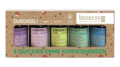 Produktfoto zu Benecos - Set Minis Weihnachtsedition (Duschgel) - 5x50ml