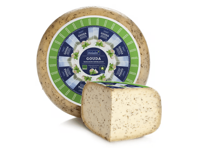 Produktfoto zu bioladen - Gouda, Basilikum_Knoblauch - 50% Fett i. Tr.