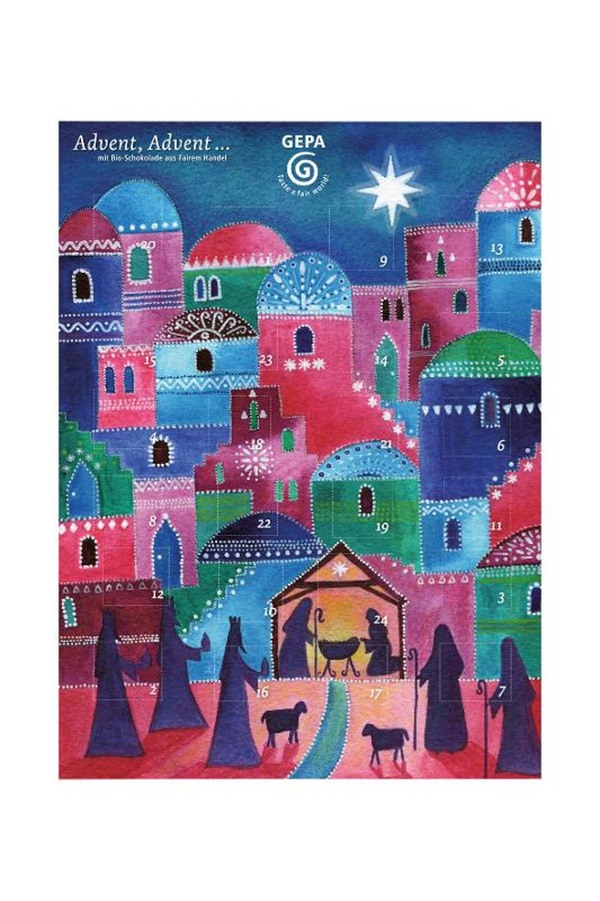 Produktfoto zu GEPA - Adventskalender Vollmilch