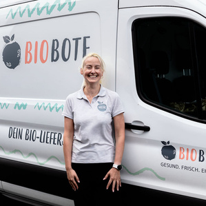 Magda -im Fahrerteam beim Bioboten
