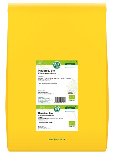 Produktfoto zu Lebensbaum - Haustee - 750g