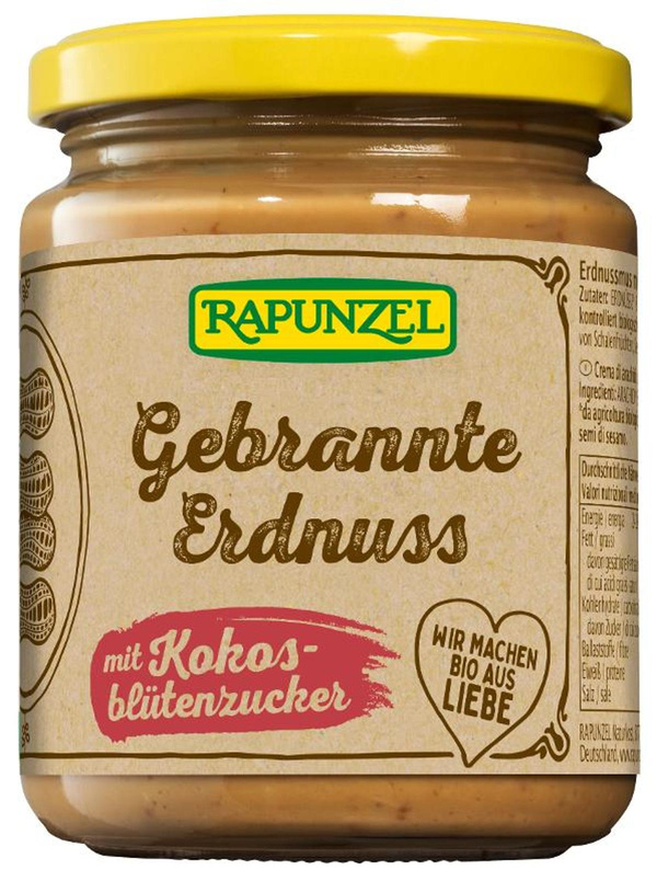 Produktfoto zu Rapunzel - Gebrannte Erdnuss mit Kokosblütenzucker - 250g