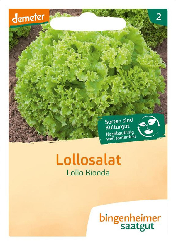 Produktfoto zu Bingenheimer Saatgut - Lollosalat