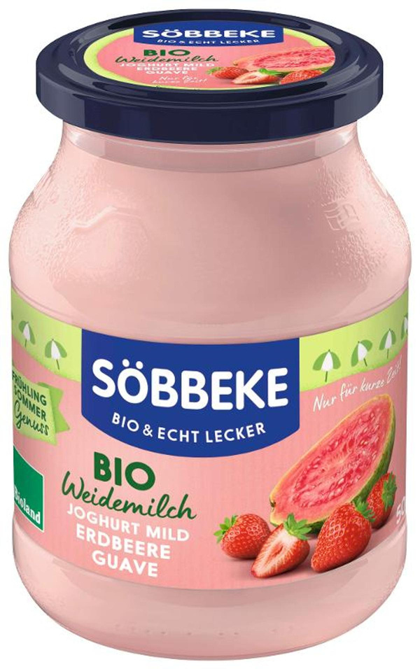 Produktfoto zu Söbbeke - Joghurt Erdbeere-Guave, 3,8% - 500g